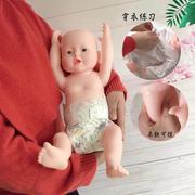 娃娃仿真玩具洋儿童软胶婴儿宝宝洗澡厘米会女孩说话全搪胶模型的