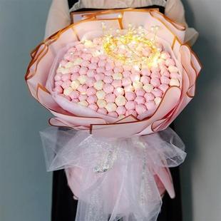 99颗创意棒棒糖花束diy包装材料生日礼物送闺蜜女朋友男生妇女节