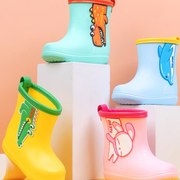 儿童雨鞋女款女童男童男孩宝宝小童雨靴水鞋幼儿轻便防滑雨衣套装