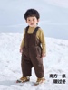 户外玩雪婴儿童装男童女童羽绒裤2023冬季宝宝加厚保暖背带裤