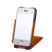 momax摩米仕适用苹果appleiphone4手机，柔纹皮套保护套真皮