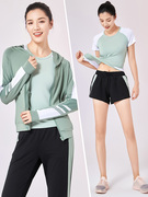 春夏跑步女运动装休闲运动套装运动衣羽毛球女装网球服休闲两件套