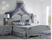 欧式双人床新古典(新古典)婚床简欧公主床实木，法式轻奢双人床别墅卧室家具