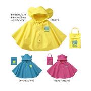 日本儿童雨衣轻薄速干甜美可爱婴幼儿，男女宝宝斗篷，式雨披网红ins