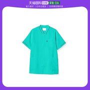 日本直邮Mizuno医用开衫 夹克衫型拉链开合 翡翠绿色 M  MZ01