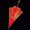 高档喜庆结婚用红雨伞创意双层新娘，伞大红色出嫁蕾丝边长柄红伞婚