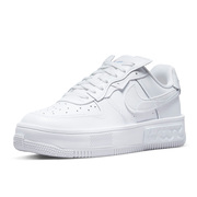 nike耐克airforce1女鞋纯白解构空军一号运动休闲鞋dh1290-100