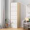 简约现代家用木质收纳柜简易多层床头置物柜，家用整理柜边柜储物柜