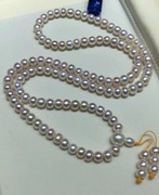 天然淡水珍珠馒头圆108款项链手链 设计款