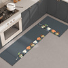 厨房专用地垫防水防油免洗可擦防滑防脏硅藻泥吸水吸油免清洗地毯