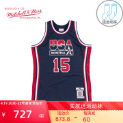 Mitchell Ness复古球衣 AU球迷版NBA梦一队92-93赛季约翰逊篮球服