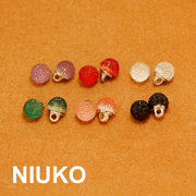niuko红莓立体水晶树脂，装饰纽扣子可爱彩色，珠珠钮扣衬衫针织
