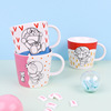 哆啦a梦正版授权水杯，叮当猫卡通陶瓷马克杯，可爱少女学生杯子