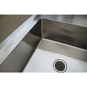 商用不锈钢双槽水池手工加厚双池厨房洗菜盆洗碗池单双水池套餐
