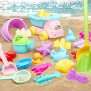 网红儿童沙滩玩具车子套装，挖沙铲子桶宝宝，玩沙子工具男孩女孩海边