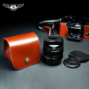 台湾tp手工牛皮适用于富士相机镜头，包索尼真皮镜头袋佳能收纳包