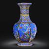 景德镇陶瓷器花瓶摆件仿乾隆仿古瓷瓶，中式古典客厅酒柜装饰品摆设