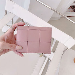 小羊皮钱包，女短款2023ins风韩国小众设计气质，真皮折叠零钱包
