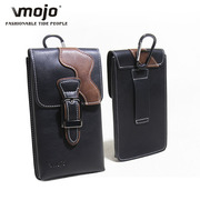 vmojo智能手机腰包男多功能竖款腰间6寸简约休闲超薄穿皮带手机包