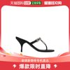 香港直邮Magda Butrym 水晶装饰高跟凉鞋 515423Black