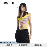 J1M5买手店 OUDE WAAG 22SS 印花露背吊带背心春夏设计师女