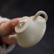 宜兴紫砂茶壶段泥石(段泥石)瓢壶工夫茶具泡茶器禅意全手工泡茶壶单壶
