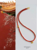 天然南红玛瑙项链特级柿子红纯银镀18k锁骨链小众设计颈链礼物女