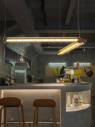 美式复古长条餐厅灯，设计师工业风咖啡厅，吧台灯创意个性办公室吊灯