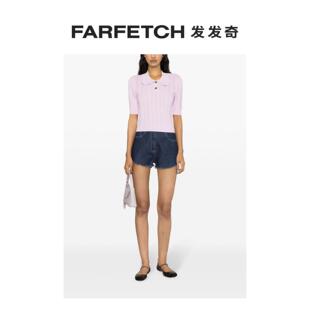 Pinko女士彼得潘领针织上衣FARFETCH发发奇