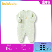 商场同款巴拉巴拉新生儿，连体衣冬装婴儿宝宝，加厚睡衣爬服