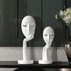 抽象人脸面具装饰客厅玄关，电视柜酒柜家居，桌面摆饰现代简约工艺品