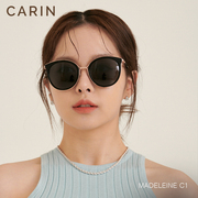 秀智同款CARIN墨镜女款MADELEINE猫眼板材透明彩色镜片太阳镜