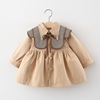 女童春秋外套2023韩版童装，0-3岁4宝宝风衣，婴儿童洋气春装上衣