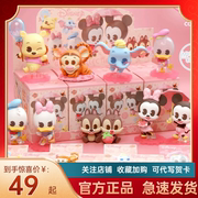 正版Hot Toys米老鼠和朋友们迪士尼樱花盲盒手办情人节女生送礼物