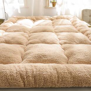 秋冬季加厚保暖羊羔绒床垫，软垫家用1.5m床，1.8x2米褥子榻榻米垫褥