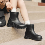 女款时尚百搭雨鞋外穿防水防滑雨靴成人舒适耐磨水鞋学生雨天胶鞋
