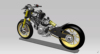 杜卡迪1100怪兽摩托赛车设计图纸3D模型建模工业设计摩托车图纸