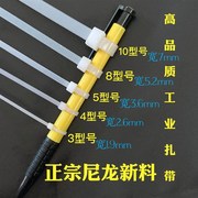 扎带尼龙扎带g塑料绑带拉紧器固定卡扣自锁式小扎带大号黑色扎带