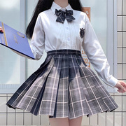 日系可爱学生格子短裙伪娘变装jk制服甜美女装，大佬学院风校服套装