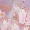 甜品台小金马粉色蓝色旋转木马蛋糕插件独角兽慕斯杯装饰周岁生日