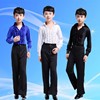 少儿男童拉丁舞服演出比赛服儿童考级专业比赛舞服长袖套装