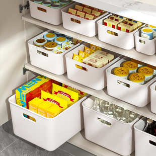 日本厨房整理盒零食收纳盒抽屉，储物收纳柜宿舍家用杂物桌面收纳筐