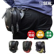 日本SEAL日产斜跨单肩小包轮胎皮防水多功能挂腰包骑行包男款