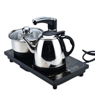 电磁茶炉茶盘功夫茶具三合一四合一电热快速炉，自动上水抽水茶台