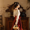 茵卡蕾原创改良汉服女新中式红色马面裙敬酒服国风订婚套装春秋款