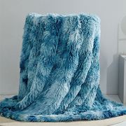 水貂绒长毛毯加厚纯色，多功能盖毯珊瑚绒毯子