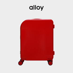 alloy明星同款行李箱，202428寸红色拉杆箱登机箱结婚旅行箱密码箱