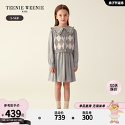 TeenieWeenie Kids小熊童装女童23年款秋季针织背心连衣裙套装