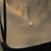 珍珠花朵项链女时尚气质，简约s925银，璀璨锁骨链优雅文艺毛衣链