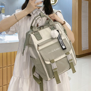 书包女初中生森系简约大容量手提背包ins小众日韩版小学生双肩包